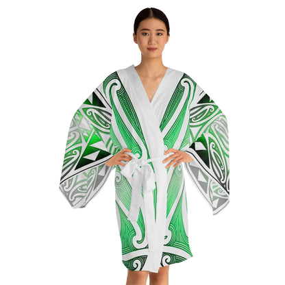 Tohu Kimono Robe - Kaakaariki