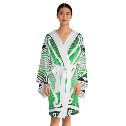 Tohu Kimono Robe - Kaakaariki