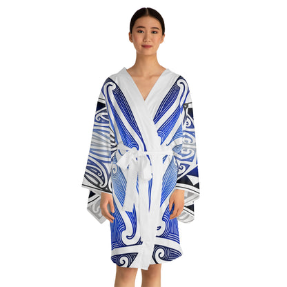 Tohu Kimono Robe - Kikorangi